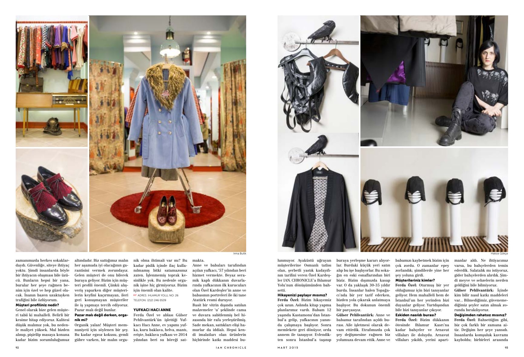 Nişantaşı’nın Arka Bahçesi; Topağacı — page 5 as printed in Istanbul Art News Chronicle