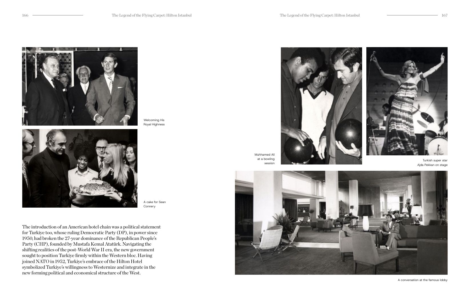 The Legend of the Flying Carpet: Hilton Istanbul — page 2 as printed in Centre Magazine