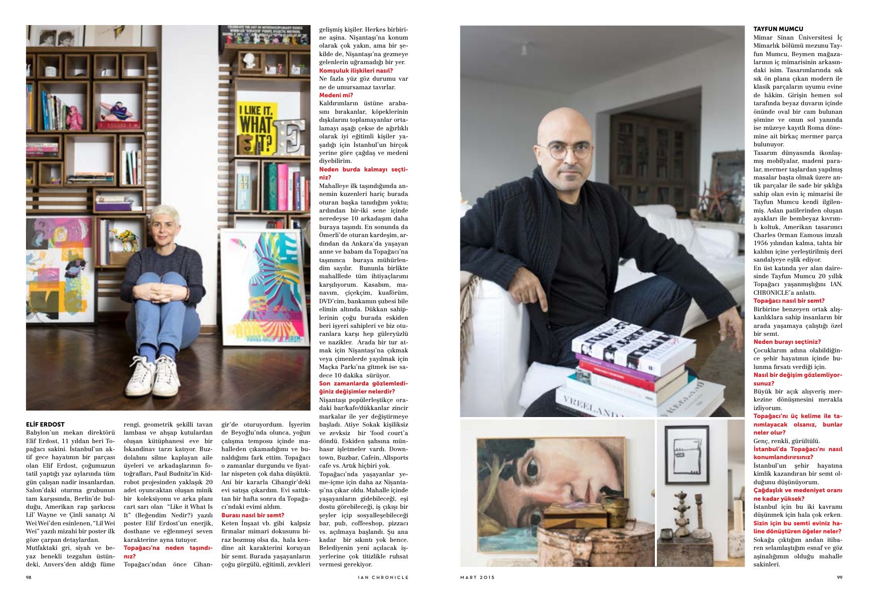 Nişantaşı’nın Arka Bahçesi; Topağacı — page 8 as printed in Istanbul Art News Chronicle