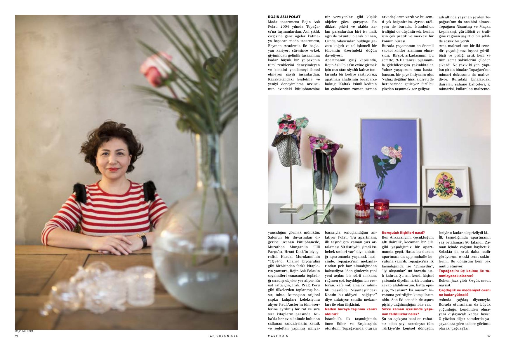 Nişantaşı’nın Arka Bahçesi; Topağacı — page 7 as printed in Istanbul Art News Chronicle